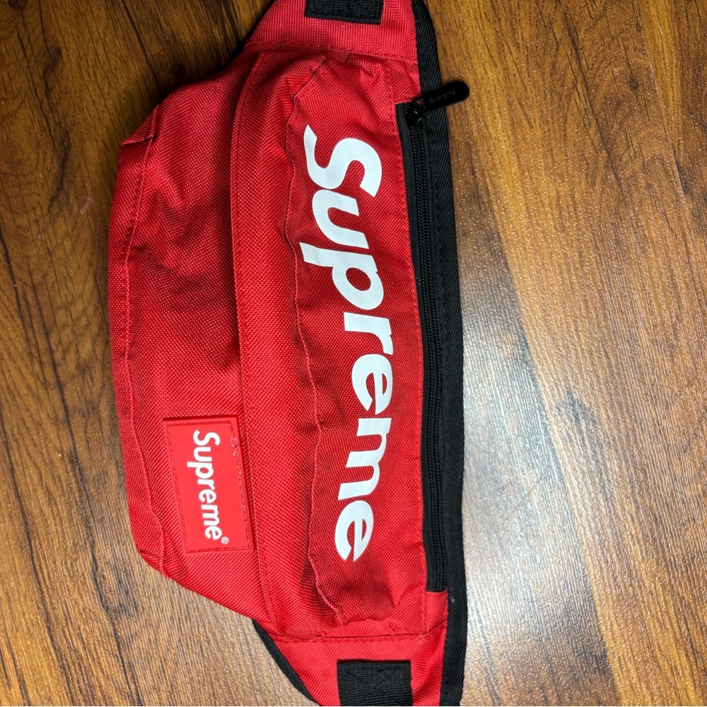 Supreme Bold Red Belt Bag